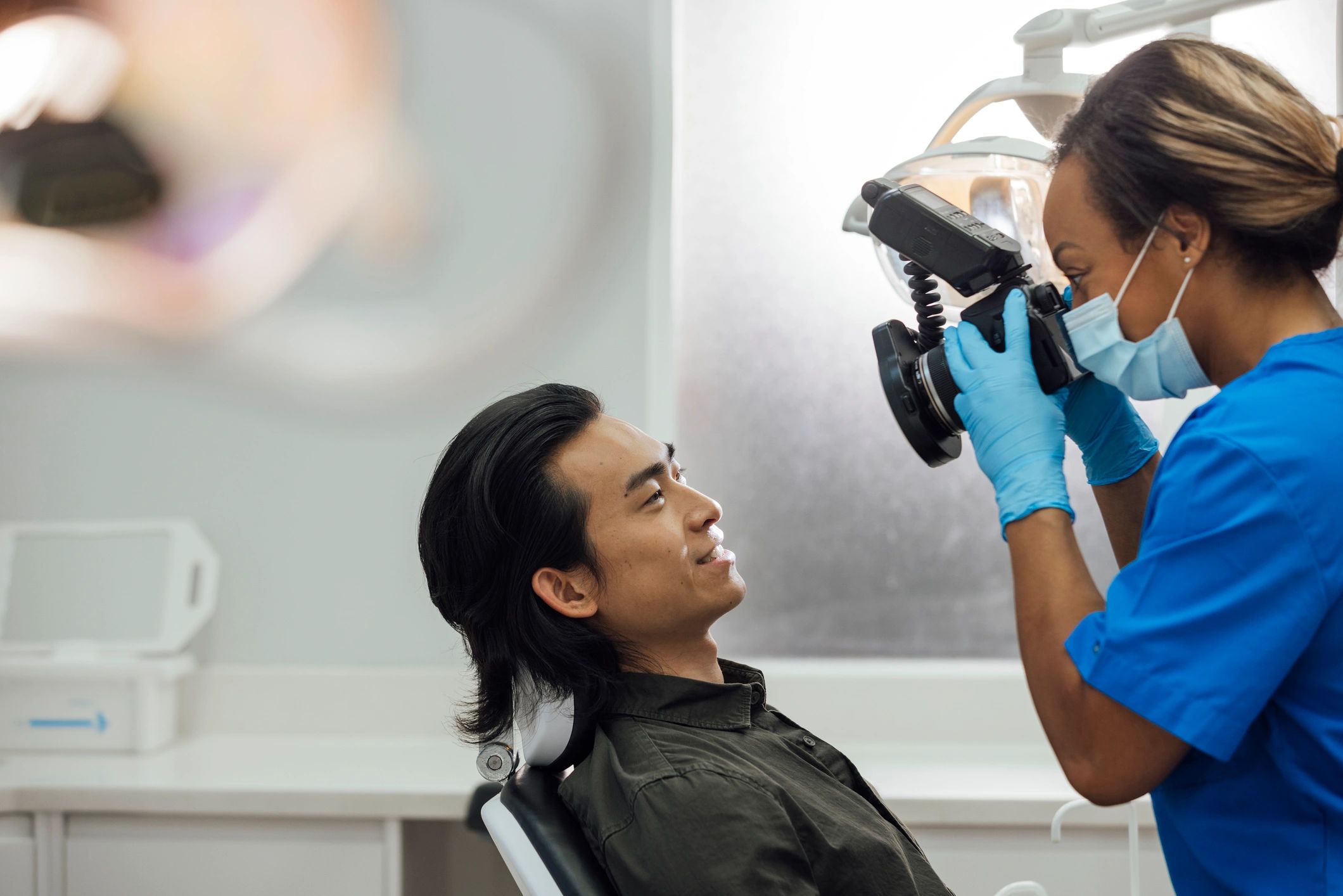 Tooth extraction consultation and imaging