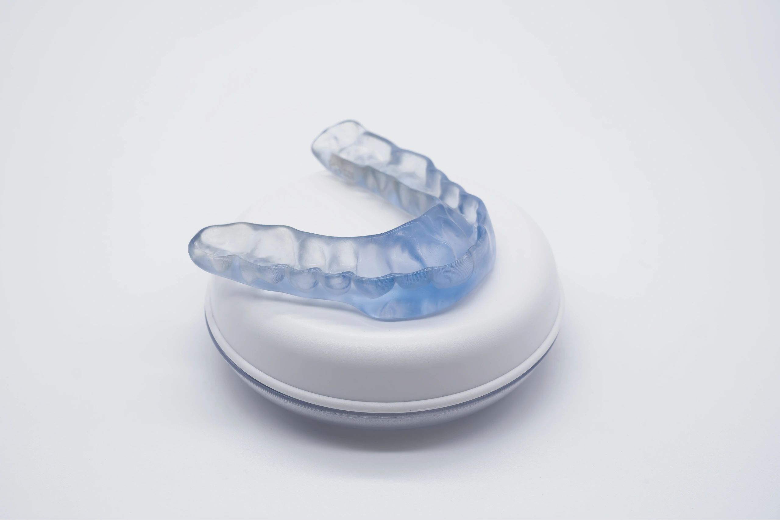 Custom sleep appliance shown in protective case